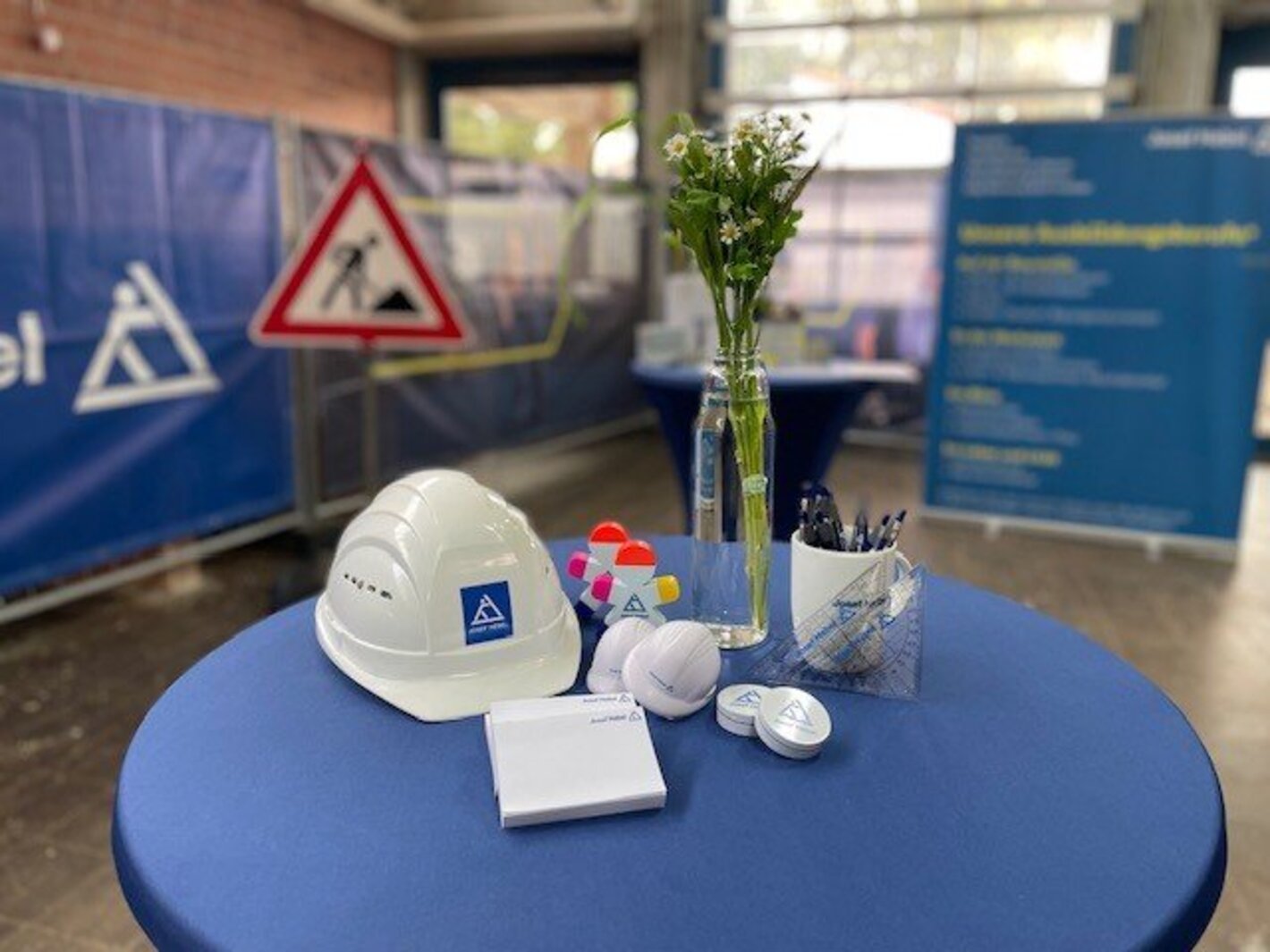 Virtueller Hebel Messestand