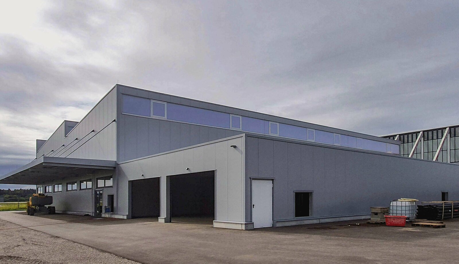 Neubau Gepäckhalle Allgäu Airport <br>Memmingerberg