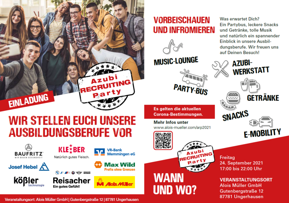 News  Azubi Recruiting Party am 24.09.2021